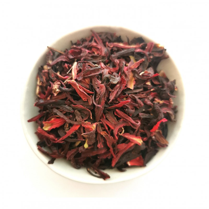 Fleurs de thé d'hibiscus – Sac refermable de 0,5 kg – Entièrement naturel,  feuilles d'Agua de Jamaïque végétaliennes – Hibiscus séché au soleil, sans  caféine – Pour thé chaud ou froid 
