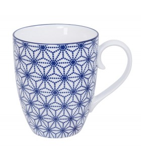 SECELES Tasse à café en céramique 500ml, grande tasse à thé avec glaçure  texturée pour Bureau et la maison, micro - ondes et lave - vaisselle  sécurité (bleu brouillard)