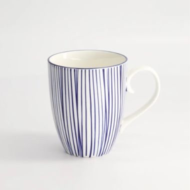 Tasse bleu marine lignes [TASCNBBLUE]