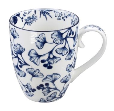 Tasse bleu marine Gingko [TASCNBBLUE]