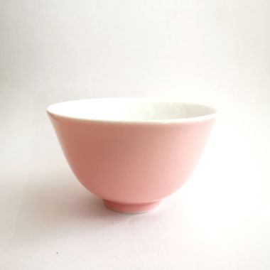 Mini tasse porcelaine rose - 10 cl [TASPORCROSE]