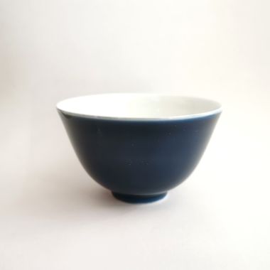 Mini tasse en porcelaine bleu marine - 10 cl [TASPORCBLEUM]