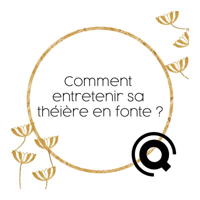 Comment entretenir sa théière en fonte?